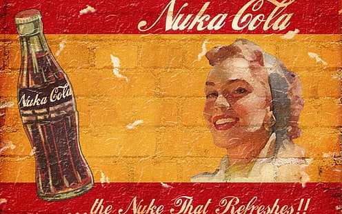 Fallout 3, jeux vidéo, Nuka Cola, Fond d'écran HD HD wallpaper