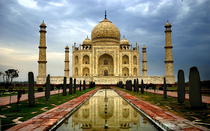 Hindistan Agra Tac Mahal, Hindistan, Tac, HD masaüstü duvar kağıdı