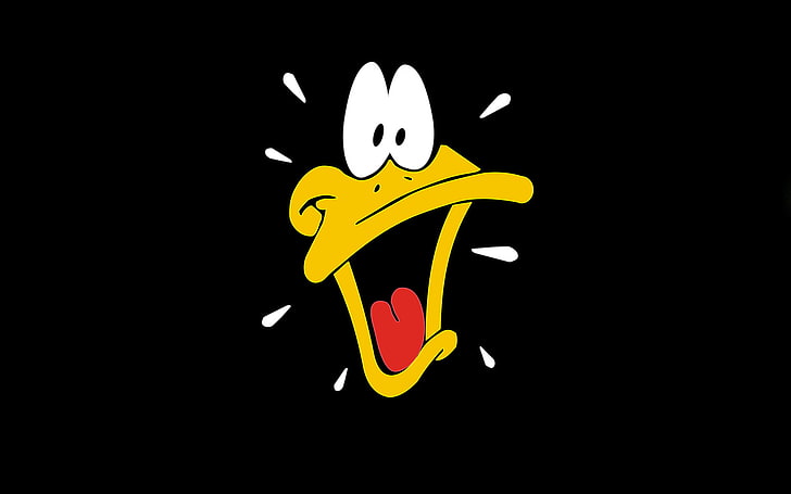 Ilustração de Duffy Duck, pato, Daffy Duck, Looney Tunes, HD papel de parede