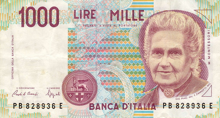 banknote, rechnung, bargeld, währung, dollarschein, europa, finanzen, finanzwelt, italien, lire, geld, altes papier, papiergeld, HD-Hintergrundbild