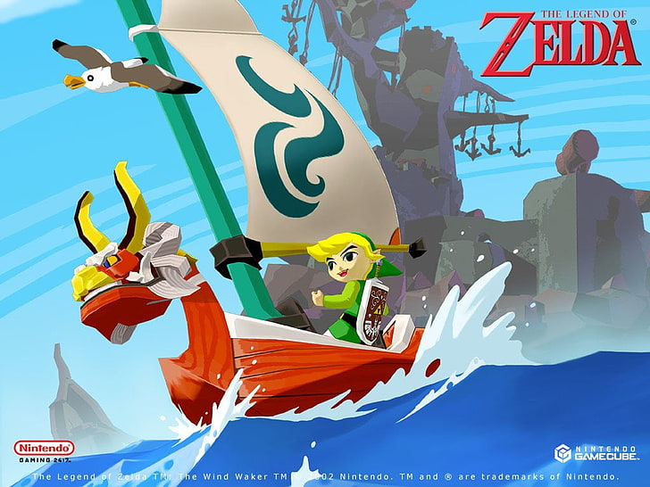 Fondo de pantalla de Nintendo Gamecube The Legend Of Zelda, Zelda, The Legend of Zelda: The Wind Waker, Link, Fondo de pantalla HD