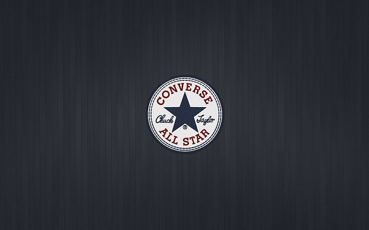 Converse All-Star-Logo, Logo, Stoff, Converse All Star, HD-Hintergrundbild
