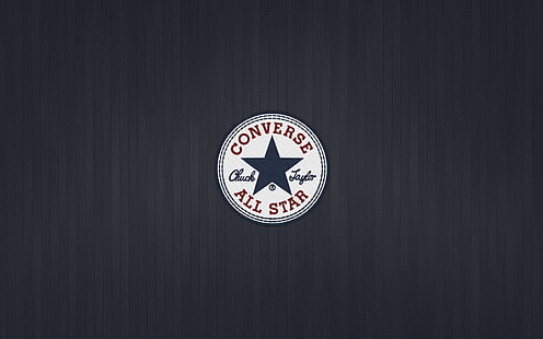 Converse All-Star logo, logo, tessuto, converse all star, Sfondo HD HD wallpaper