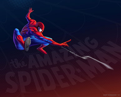 spiderman, grafik, 4 karat, hd, künstler, digitale kunst, superhelden, 5 karat, HD-Hintergrundbild HD wallpaper