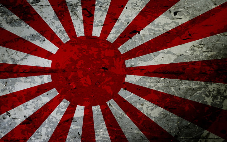 Japans flagga, HD tapet