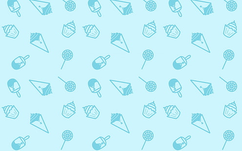 Eis und Cup Cake Wallpaper, Textur, Eis, Zeichnungen, HD-Hintergrundbild HD wallpaper