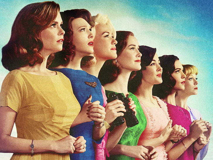 The Astronaut Wives Club movie poster, the astronaut wives club, 2015, yvonne strahovski, kenneth mitchell, odette enneybl, wilson bethel, HD wallpaper
