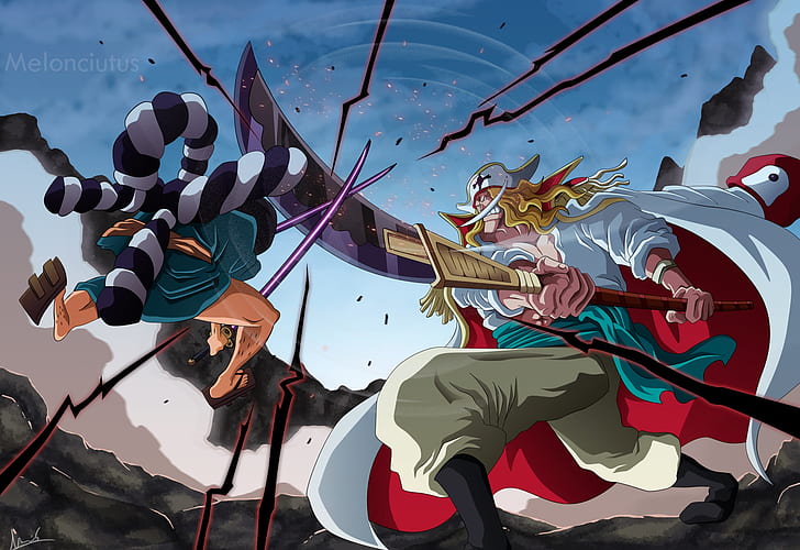 One Piece, Edward Newgate, Kozuki Oden, Tapety HD