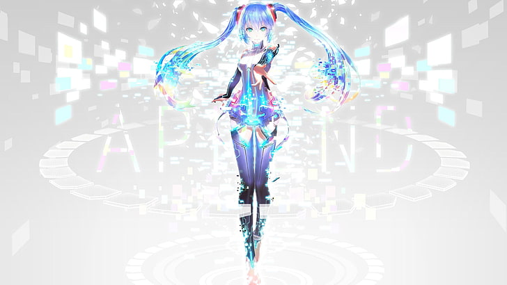 Hatsune Miku, Vocaloid, HD-Hintergrundbild