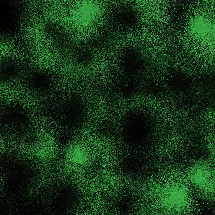 spots, black, green, dots, HD wallpaper