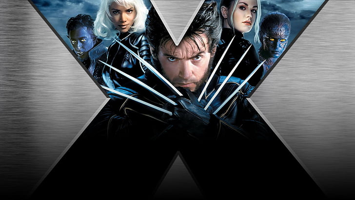X-Men, x2: x-Men united, Anna Paquin, Halle Berry, Hugh Jackman, Mystique (Marvel Comics), Nightcrawler (Marvel Comics), Rogue (Marvel Comics), Storm (Marvel Comics), Wolverine, Tapety HD