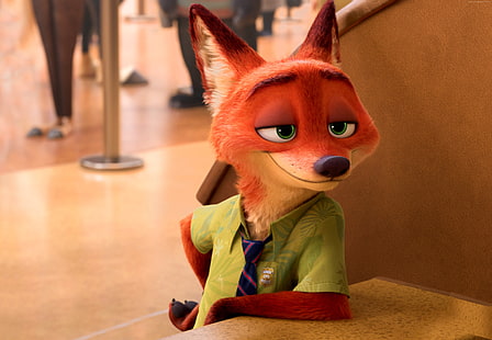 Zootopia, Best Animation Movies of 2016, cartoon, fox, HD wallpaper HD wallpaper