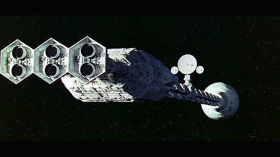 2001, футуристичен, мистерия, одисея, научно-фантастичен, космически, космически кораб, HD тапет HD wallpaper