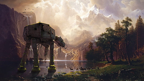 Star Wars, AT-AT Walker, HD-Hintergrundbild HD wallpaper