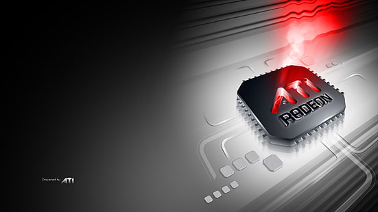 Technologie, ATI, ATI Radeon, Computer, Hardware, Logo, HD-Hintergrundbild HD wallpaper