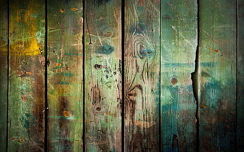 palette de bois vert et noir, bois, texture, Fond d'écran HD HD wallpaper