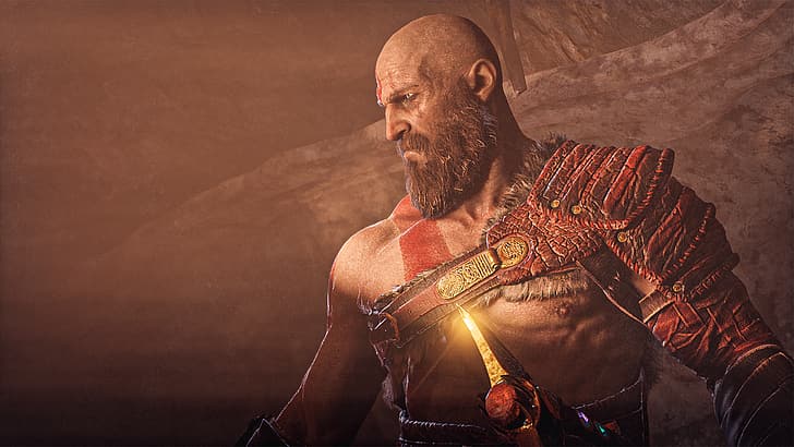 God of War, God of War (2018), Kratos, god of war 4, God of War Ragnarök, norrön, nordisk mytologi, Atreus, videospel, skärmdump, HD tapet