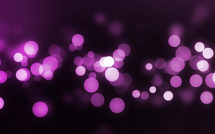 purple and black bokeh photography, simple background, purple, HD wallpaper