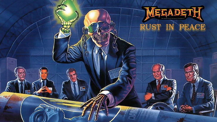 ปกอัลบั้ม Megadeth Rust in Peace, Band (Music), Megadeth, วอลล์เปเปอร์ HD