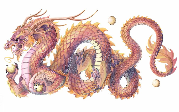 Фэнтези, Дракон, Китайский дракон, Восточный, HD обои