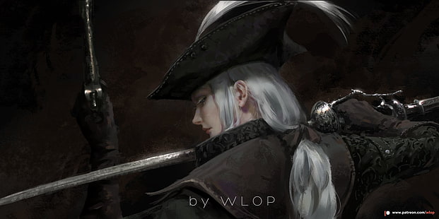 Videospiel, Bloodborne, Lady Maria (Bloodborne), HD-Hintergrundbild HD wallpaper