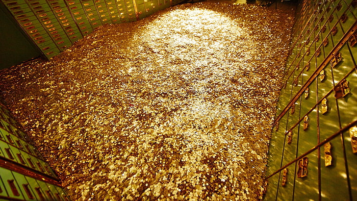 alfombra floral marrón y blanca, banco, dinastía de pato, dinero, Fondo de pantalla HD