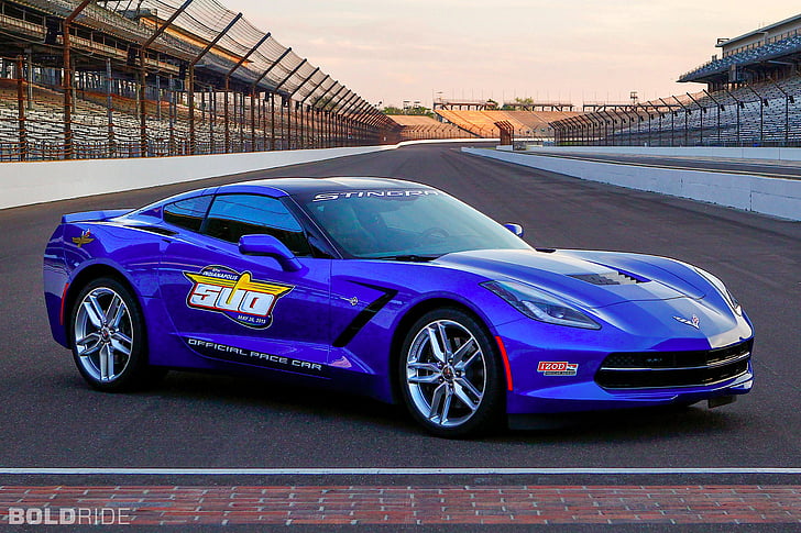 2014, 500, chevrolet, corvette, indy, muscle, pace, stingray, supercar, supercars, HD wallpaper