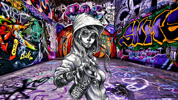Artistic, Graffiti, HD wallpaper