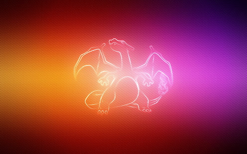 Покемон чаризард иллюстрации, дракон, крылья, покемон, чаризард, HD обои HD wallpaper