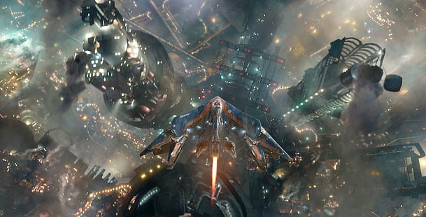 Guardians Of The Galaxy, Knowhere, Milano (vaisseau spatial), Fond d'écran HD HD wallpaper