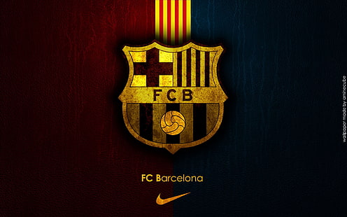 barcelona, spain, football club, sports, logo, HD wallpaper HD wallpaper
