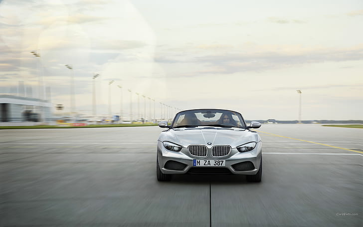 BMW Zagato Concept Motion Blur HD, автомобили, размытие, движение, bmw, концепт, zagato, HD обои