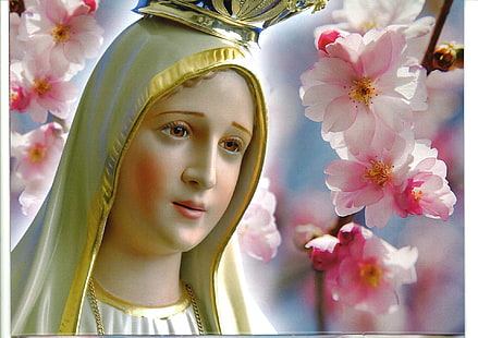 종교, 마리아, 예수, 마리아 (예수의 어머니), Nossa Senhora De Fatima, HD 배경 화면 HD wallpaper