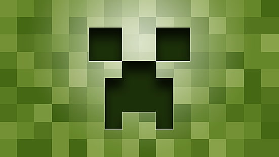 Minecraft wallpaper, Minecraft, Creeper, grün, Videospiele, HD-Hintergrundbild HD wallpaper