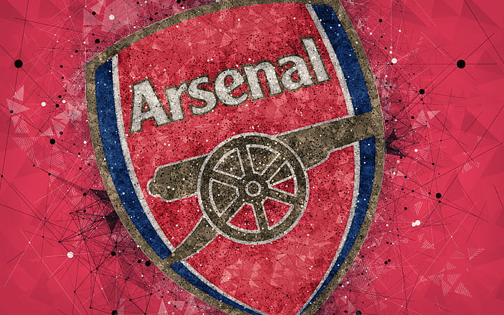 Fotboll, Arsenal F.C., logotyp, HD tapet