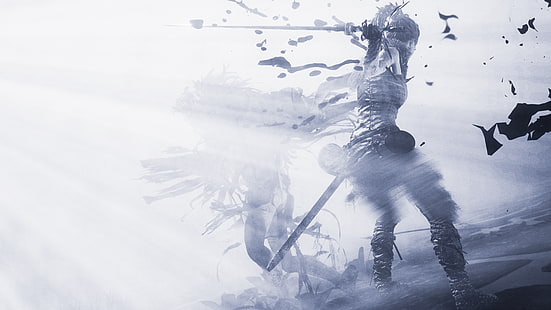 วิดีโอเกม Hellblade: Senua's Sacrifice, Senua (Hellblade), Woman Warrior, วอลล์เปเปอร์ HD HD wallpaper