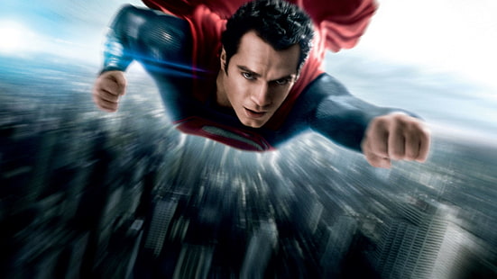 Superman, hombre de acero, Henry Cavill, Fondo de pantalla HD HD wallpaper