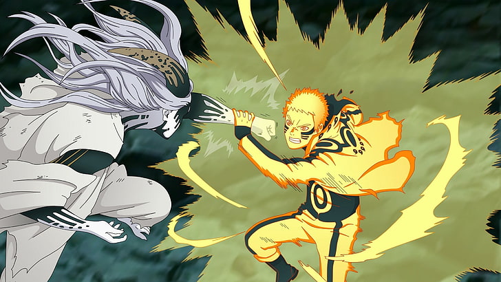 Naruto illustration, Uzumaki Naruto, Momoshiki Ōtsutsuki, Naruto Shippuuden, Boruto: Naruto Next Generations, HD tapet