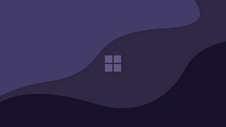Windows 11, logo windows, gradien, minimalis, Wallpaper HD