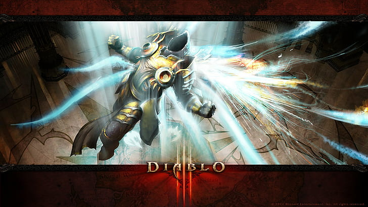 Blizzard Entertainment, Diablo, Diablo III, tyrael, HD wallpaper