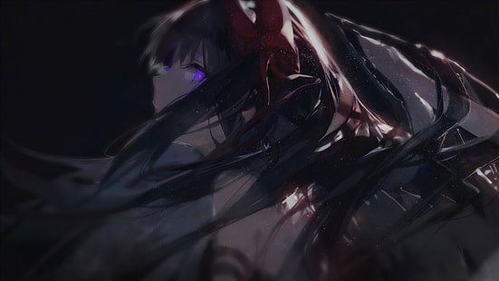 Anime Girls, leuchtende Augen, HD-Hintergrundbild HD wallpaper