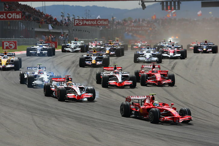 Arabalar, Yarış, Formula 1, İstanbul Park, Grand Prix, arabalar, yarış, formül 1, istanbul park, büyük yarış, HD masaüstü duvar kağıdı