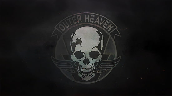Logotipo do céu exterior, Metal Gear Solid, HD papel de parede HD wallpaper