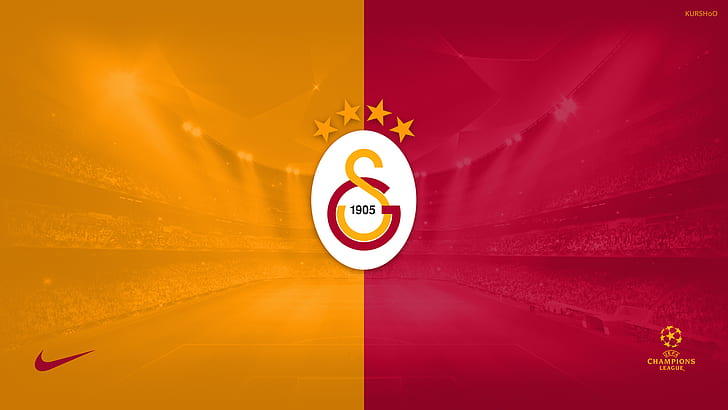 Galatasaray S.K., futbol, ​​Şampiyonlar Ligi, HD masaüstü duvar kağıdı