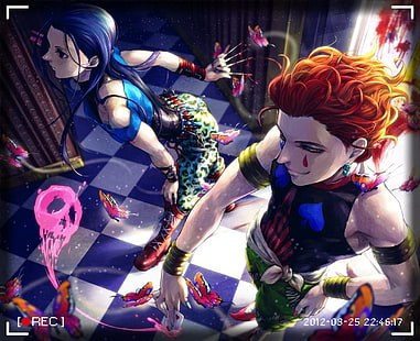 Илюстрация на Hisoka, Hisoka, Hunter x Hunter, Illumi, аниме момчета, аниме, HD тапет HD wallpaper