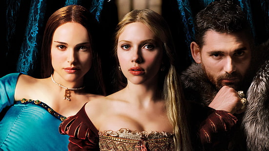 Film, The Other Boleyn Girl, Eric Bana, Natalie Portman, Scarlett Johansson, HD tapet HD wallpaper
