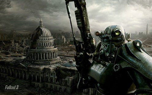 Fallout 3 digitale Tapete, Fallout, Fallout 3, Videospiele, HD-Hintergrundbild HD wallpaper