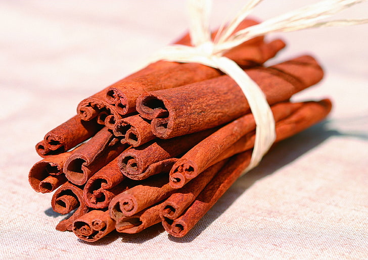 bundle of cinnamon sticks, cinnamon, ligament, tube, HD wallpaper