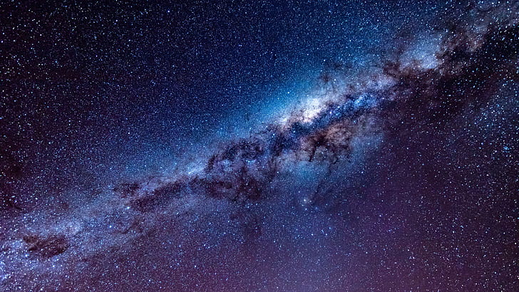 Bimasakti, galaksi, alam semesta, bintang, langit berbintang, langit, Wallpaper HD