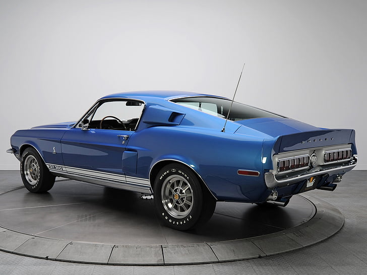 1968, clásico, Ford, GT350, músculo, Mustang, Shelby, Fondo de pantalla HD